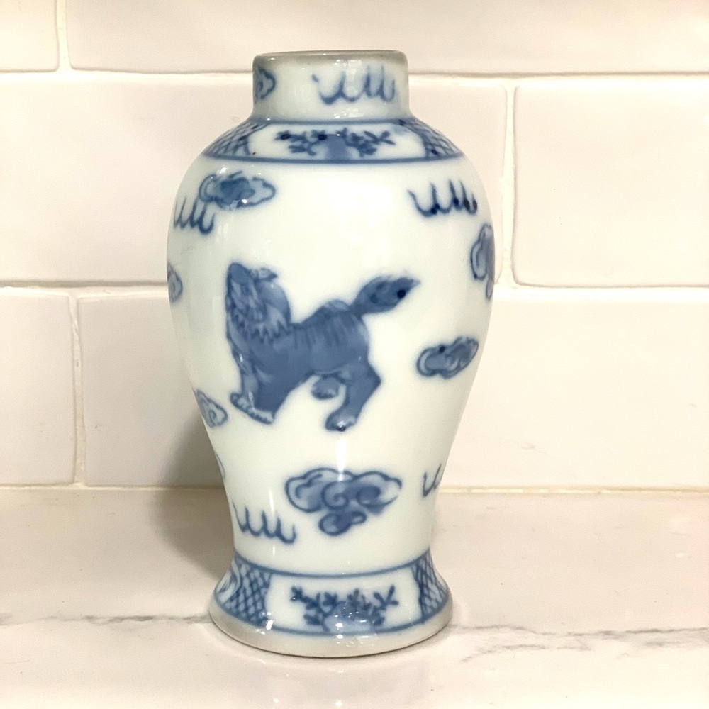 Blue and White Porcelain Vase